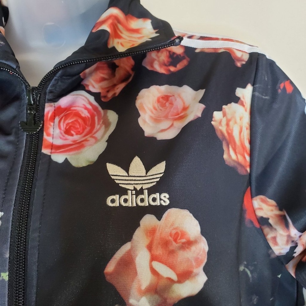 Adidas Originals Firebird Floral Roses Track Jacket Small - Picture 4 of 9